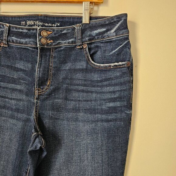 EUC M JEANS BY MAURICES MID RISE STRETCH JEANS SIZE XL 12-14 - Picture 5 of 15